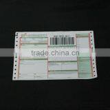 Multi-colour Printing Paper Barcode Consignment Note