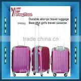 Cool Purple for Girl's ABS/PC Travel Suitcase Hardshell Travel Luggage Set Hot Sale Suitcase thumbnail-1