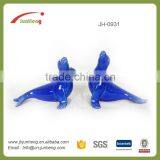 Home Decor Glazing Blue Ceramic Dolphin Garden Toys for Ocean thumbnail-1