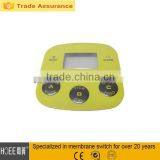 Color Membrane Curved Window Panel Embossed Button Graphic Overlay thumbnail-1