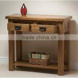 Contemporary Antique Solid Wood Oak Sideboard With Drawers