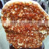 red yellow crystal for decoration,citrine crystal