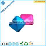 China Manufacturer Portable Mobile Power Bank Diamond 6600mah