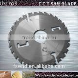 solid wood cutting tungsten carbide tipped circular saw blade with rakers