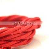 RED Electrical Wire Braided Cable 2/3 Core Edison DIY Pendant Cord thumbnail-1