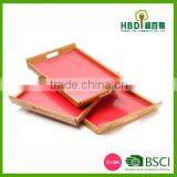 Hot Selling Bamboo Trays,Bamboo Breakfast Tray,Bamboo Food Tray thumbnail-2