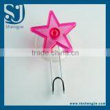 Trade Assurance Factory directly price Set Strong transparent star shape heart shape Sucker Wall Hooks Hanger