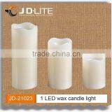 1 Led Tea Light Candle, Wax Led Candle Light With Timer Function for Decoration,wedding