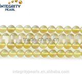 6mm 8mm 10mm 12mm 14mm Round Good Yellow Crystal Stone Natural Citrine Beads thumbnail-1