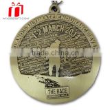 Gold / Nickel / Bronze Custom Football Award Metal Medal