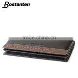 Business Men Genuine Leather Money Clip Long Wallet and Clutch Bag thumbnail-5