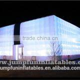 2016 Advertising Inflatable Cube Structure,White Inflatable Building for Events/Large Wedding Tent