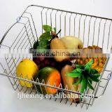 Metal Wire Fruit Basket Stainless Steel Fruit Basket Hanging Wire Baskets for Kitchen
