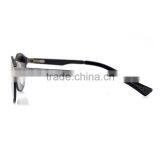 Retro Round Wood and Carbon Fiber Double Materials Sunglasses thumbnail-4