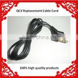 Wholesale Audio Cable Accessory Parts Cord Without MIc For QC3 Headphone