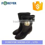 high quality pvc high heel rubber boots women rain shoes
