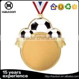 design your own custom embossed die casting soft enamel iron brass zinc alloy gold plated with ribbon