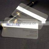 Custom Transparent Business Cards Clear Frosted Plastic PVC Card thumbnail-5