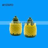 Pineapple Funny Shape Ceramic Teapot Mug Set thumbnail-1