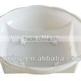 Square Based White Bowl