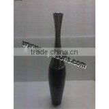 Cheap Metal Flower Clear Round Vase thumbnail-1