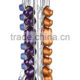 Metal Modern and Elegant Rotate Chrome Plate Coffee Capsule Holder 40pcs thumbnail-1