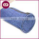 Fancy Round Profile Jean Pencil Bag, Jean Zipper Pencil Bag, JeansPencil Bag thumbnail-3