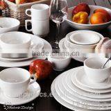 Classical White Porcelain Hotel Usage Coffee Cup & Saucers thumbnail-4