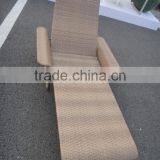 Garden Rattan Sun Lounge Bed With Armrest AK1443 thumbnail-1