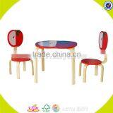Wholesale Beautiful Fruit Style Wooden Table and 2 Chairs,cute Kids Wooden Table and Chairs,top Sale Table and Chairs W08G142 thumbnail-3