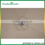 10' x 6.5' Rectangular Solar Powered LED Lighted Patio Umbrella thumbnail-2