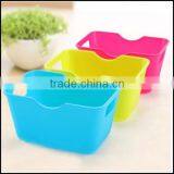 Mini Wholesale Candy Color 3 Piece Plastic Storage Box for Home Decoration/custom Plastic Stroage Box/plastic Storage Box thumbnail-1