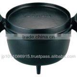 Cast Iron Dutch Oven 26cm F-358 Outdoor Casserole thumbnail-1