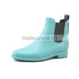 Solid Color Macaron Colorful Girls Matt Pvc Chelsea Rain Boots thumbnail-6