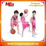 China Factory Custom Boy Fashion Sublimate Logo Basketball Uniform for Team thumbnail-1