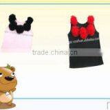 Lovely Vest Child Tank Top With Rosette in Factory Direct Sale thumbnail-1