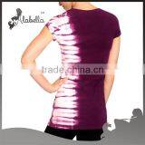 Custom Printed Tops Womens Sports Polyester T-shirt thumbnail-2