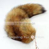 CX-R-42 Cheap Fashion Genuine Promotion Key Fox Fur Tail Bag Charm thumbnail-4