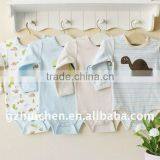 Mom and Bab 2012 Sping Baby Clothes 100% Cotton Embroider Long Sleeve Bodysuit thumbnail-1