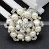 Custom Design Purple Enamel Flower Brooch High End Flower Tie Brooch Popular Bridesmaid Brooch for Wedding Invitations thumbnail-3