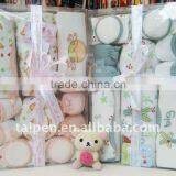 Wholesale Fashion Cute Design Soft Cotton Newborn Baby Clothes Gift Set 2017 Summer thumbnail-1
