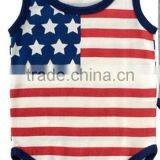 2016 Baby Clothes Romper July 4th New Fashion Design Baby Jumpsuits & Bodysuits Plain Cotton Manufacturer Guangzhou thumbnail-2