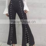 4668 Runwaylover Hot Sale Ladies New Design Tie Sexy Flare Pants thumbnail-1