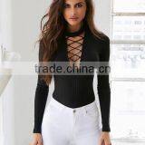 Runwaylover Oem Service Ladies Crochet Tight Tie up Crochet Blouse thumbnail-1