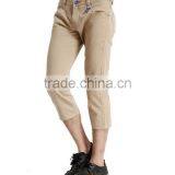 Wholesale Cheap New Style Hot Sale OEM Service Men Khaki Capri Jogger Pants thumbnail-2
