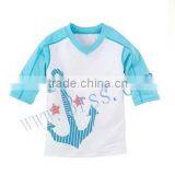 Kid's Short Sleeve Rash t Shirt White for Girl thumbnail-1