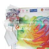 Handmade Multicolor Flower Pattern Embroidery Diamond Painting DIY Kit Cross Stitch For Living Room thumbnail-2