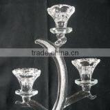 New Design K9 Crystal Candle Holder,3Tips Crystal Votive Candle Holder For Wedding Or Home Decoration thumbnail-3