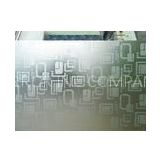 Frosted 9mm 7mm Acid Etched Glass Ultra Clear For Office Partitions