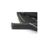 Min Dia 2.4-38mm PET Material Elastic Net Braided Sleeving With Good Insulation And Corrosion Resist thumbnail-1